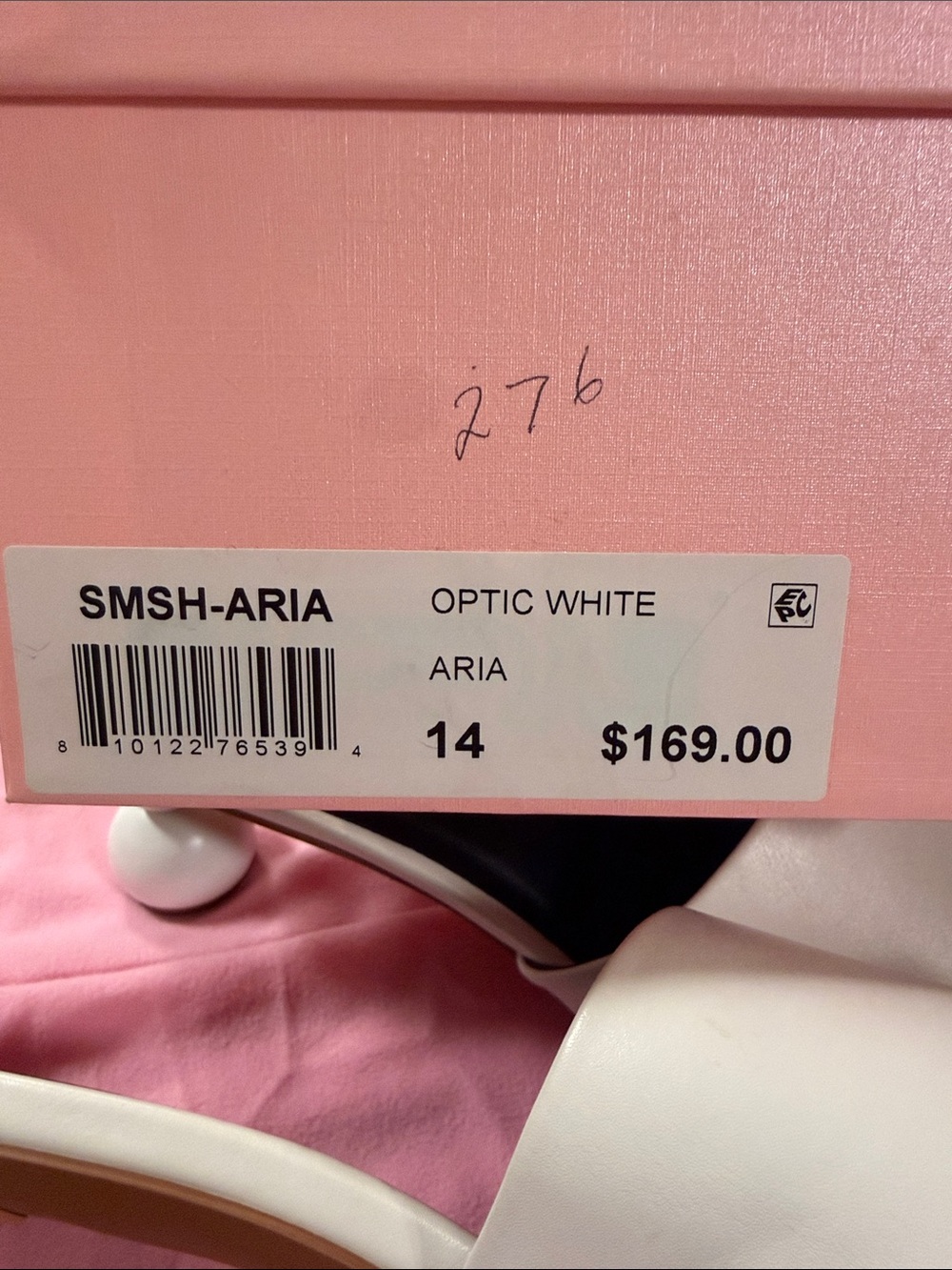 SMASH Aria White Mule Round Heel - Picture 6 of 6
